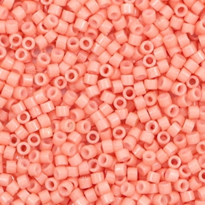 Miyuki beads delica's 11/0 Duracoat Opaque Dyed Dark Salmon DB-2112