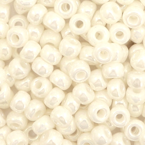 Miyuki seed beads 6/0 Ceylon Antique Ivory Pearl 6-592