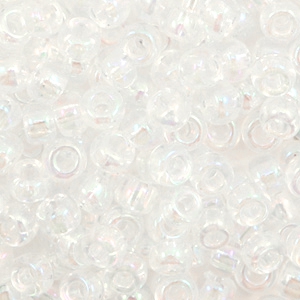 Miyuki seed beads 6/0 Transparent AB Crystal 6-250