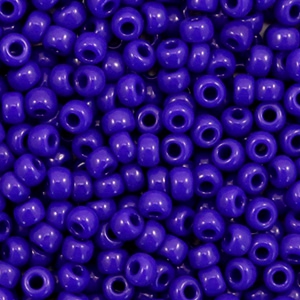 Miyuki seed beads 8/0 Opaque Cobalt Blue 8-414