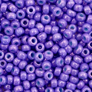 Miyuki seed beads 8/0 Opaque Dyed Bright Purple 8-1477