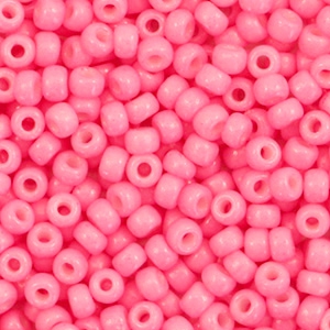 Miyuki seed beads 8/0 Duracoat Opaque Carnation Pink 8-4467