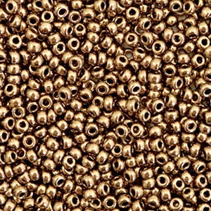Miyuki seed beads 11/0 Metallic Dark Bronze 11-457