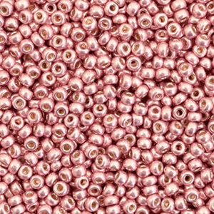 Miyuki seed beads 11/0 Duracoat Galvanized Dark Coral Pink 11-4209