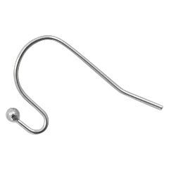 Stainless Steel findings earrings Antique Silver