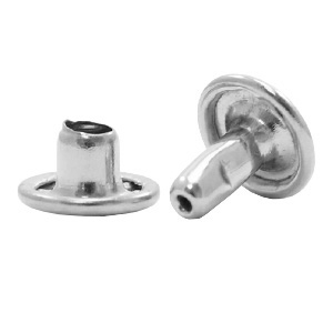 DQ European metal findings Snap Rivets Antique Silver