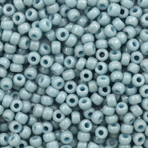 Miyuki seed beads 8/0 Duracoat Opaque Moody Blue 8-4479