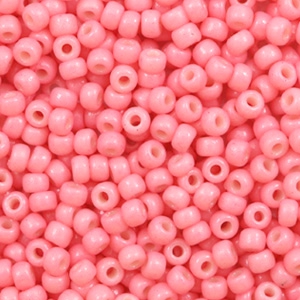 Miyuki seed beads 8/0 Duracoat Opaque Guava Pink 8-4465