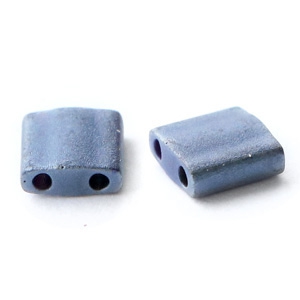 Miyuki beads tila 5x5mm Opaque Matte Gun Metal Grey TL-2001