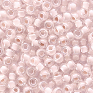 Miyuki seed beads 8/0 Blush Lined Crystal Beige 8-215