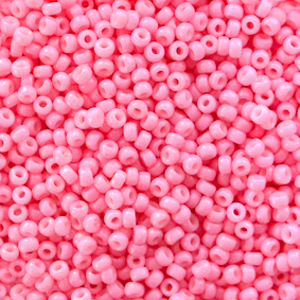 Miyuki seed beads 11/0 Duracoat Opaque Carnation Pink 11-4467