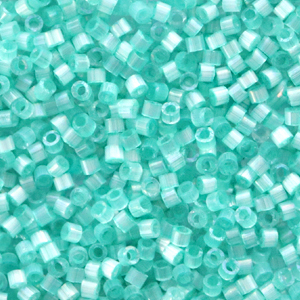 Miyuki beads delica's 11/0 Silk Satin Dyed Aqua Green DB-1812