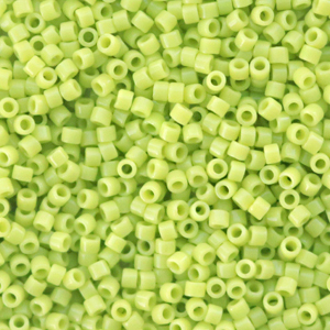 Miyuki beads delica's 11/0 Opaque Chartreuse Green DB-733