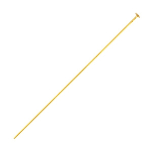 Stainless steel findings headpins 40mm Gold