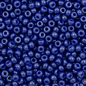 Miyuki seed beads 8/0 Duracoat Opaque Dyed Navy Blue 8-4493