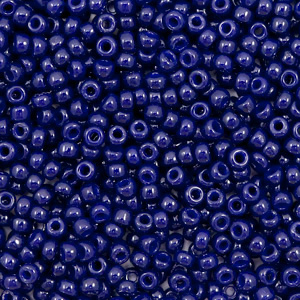 Miyuki seed beads 11/0 Duracoat Opaque Dyed Dark Navy Blue 11-4494