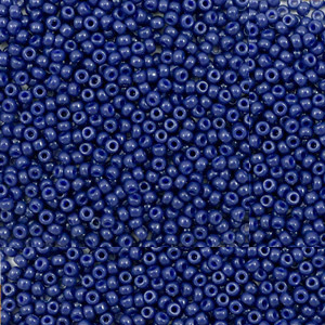 Miyuki seed beads 15/0 Duracoat Opaque Dyed Navy Blue 15-4493