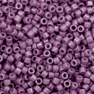 Miyuki beads delica's 11/0 Duracoat Opaque Dyed Medium Purple DB-2360