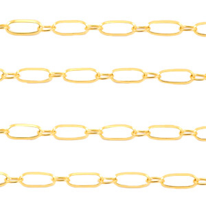 Stainless Steel findings belcher chain Gold