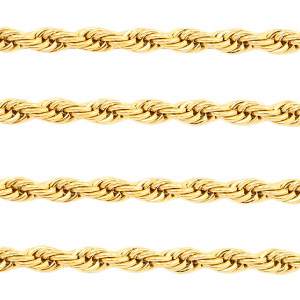 Stainless Steel findings belcher chain twist Gold