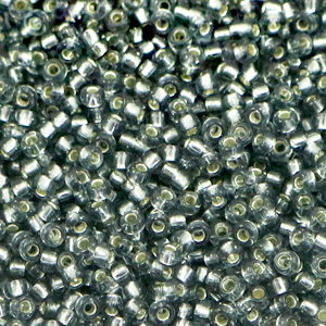 Miyuki seed beads 11/0 Silverlined Gray 11-21