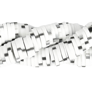 Katsuki beads 4mm Bright White-Black