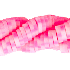 Katsuki beads 6mm Azalea Neon Pink