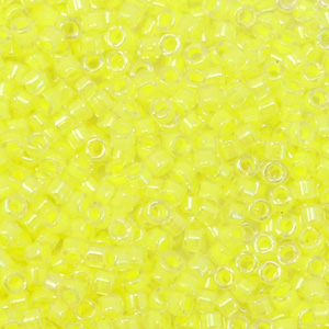 Miyuki beads delica's 11/0 Luminous Lime Aid Yellow DB-2031