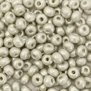 Miyuki seed beads 6/0 Baroque Silver 6-3956