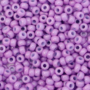 Miyuki seed beads 8/0 Duracoat Opaque Crocus Purple 8-4486