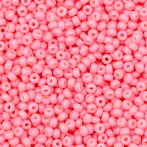 Miyuki seed beads 11/0 Duracoat Opaque Light Carnation Pink 11-4466