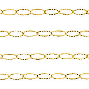 Stainless steel findings belcher chain Gold