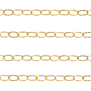 Stainless steel findings belcher chain Gold