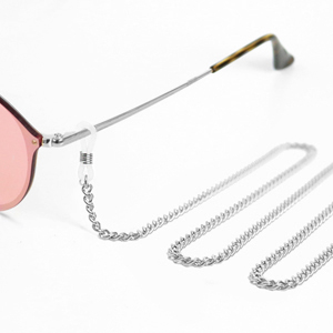 Sunglasses cords Stainless Steel Silver