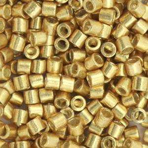 Miyuki beads delica's 8/0 Duracoat Galvanized Gold DBL-1832