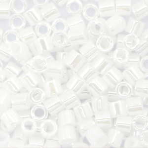 Miyuki beads delica's 8/0 Ceylon White Pearl DBL-201