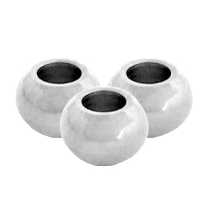 Stainless steel beads 4mm Silver