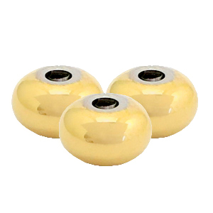 Stainless steel beads 4mm Gold