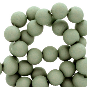 6 mm acrylic beads Iceberg Green