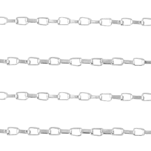 Stainless Steel findings belcher chain Venezia box chain Silver