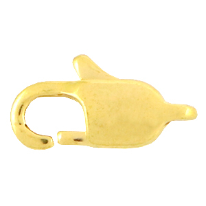 Stainless Steel findings lobster clasp 9mm Gold