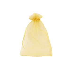 Jewellery Organza Bag 7x9cm Golden Yellow