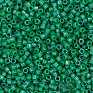 Miyuki beads delica's 11/0 Opaque Dyed Green DB-656