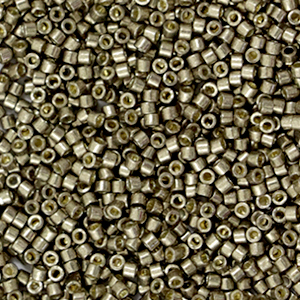 Miyuki beads delica's 11/0 Duracoat Galvanized Pewter Silver DB-1852