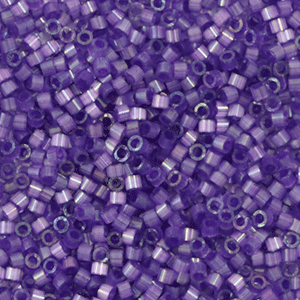 Miyuki beads delica's 11/0 Silk Satin Dyed Purple DB-1810