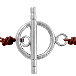 Stainless steel findings toggle clasp Silver