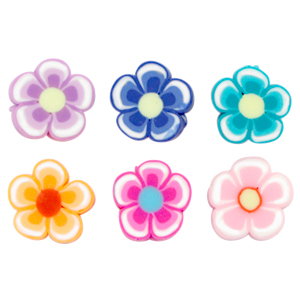 Polymer beads flower Multicolour