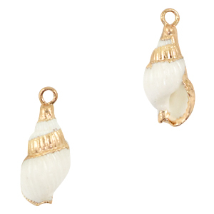 Shell pendants specials Whelks White-Gold