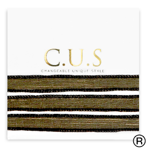 C.U.S&reg; jewellery ribbon Shimmery Black