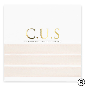 C.U.S&reg; jewellery ribbon Shimmery Light Seashell Pink